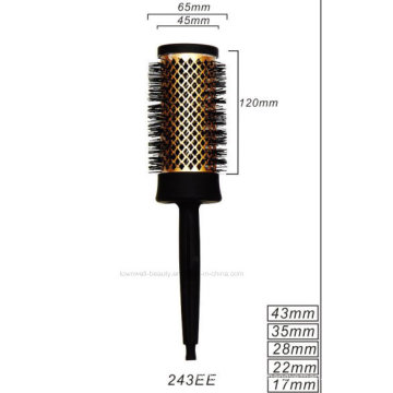 Escovas de cabelo térmicas de cerâmica com cerdas de íon